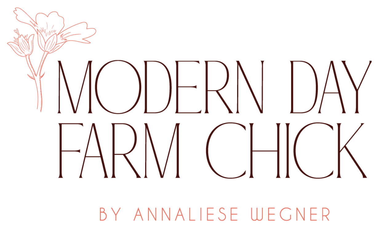 modern day farm chick by Annaliese Wegner logo