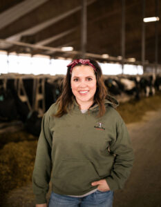 Annaliese Wegner - Modern Day Farm Chick in free stall barn