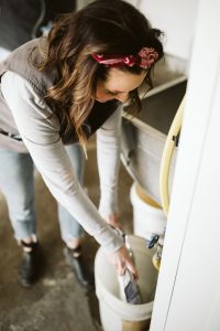 Annaliese Wegner - Modern Day Farm Chick - Mixing colostrum