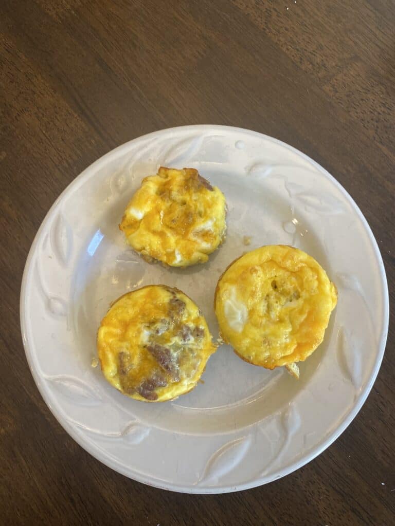 Muffin Tin Egg Bites - a prechore meal prep by Annaliese Wegner, a modern day farm chick