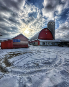 You're not going to believe it. It snowed again on our Wisconsin family farm. Welcome to my life as a modern day farm chick.